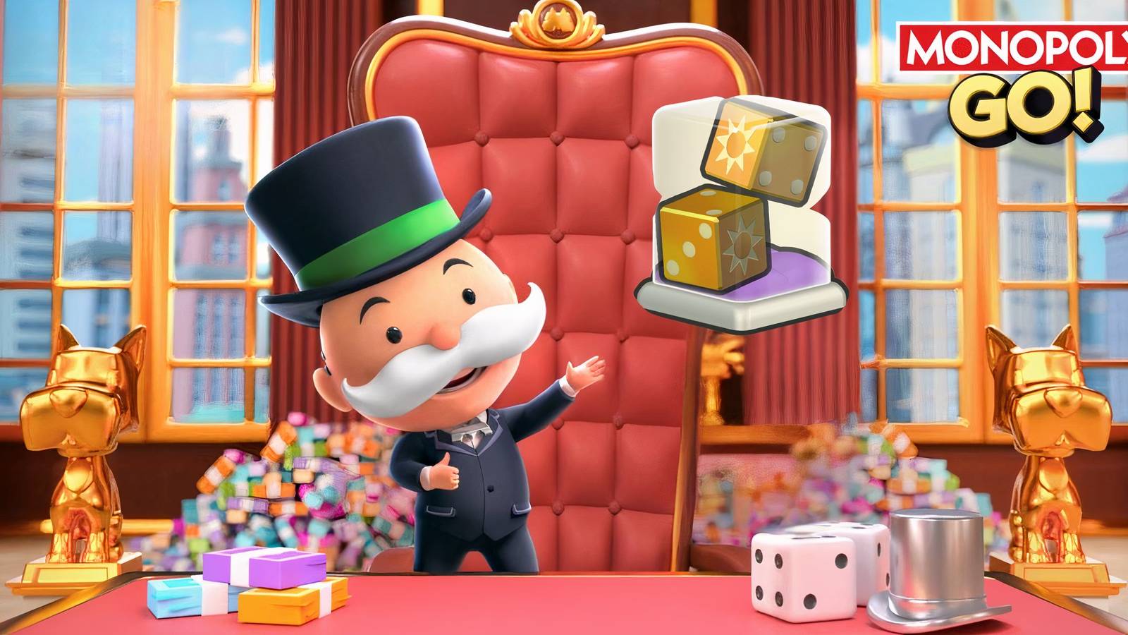 Monopoly GO Solar Dice Skin 