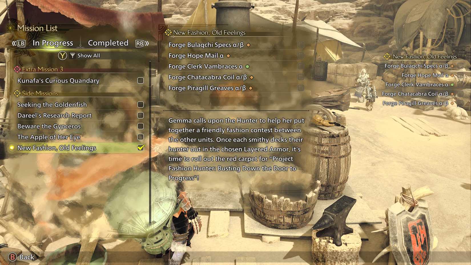 Monster Hunter Wilds Mission List