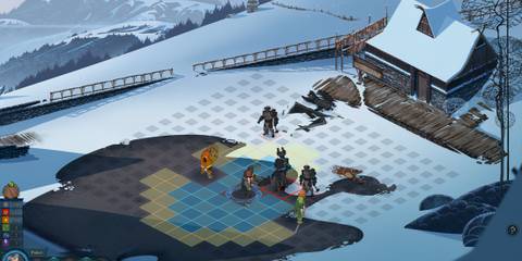 Moving on the grid in The Banner Saga (PC)