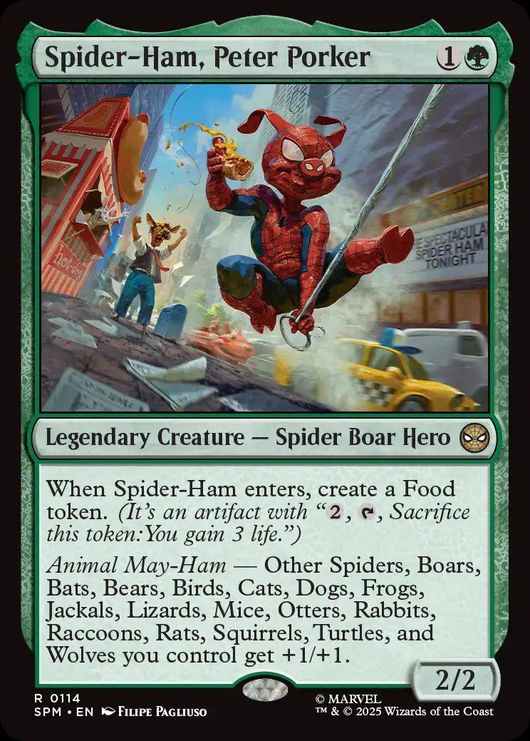 MTG Spiderman green 10