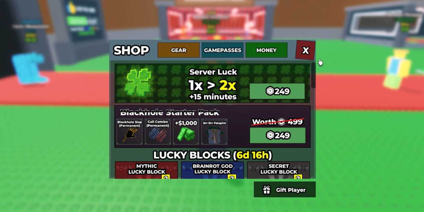 Steal A Brainrot shop