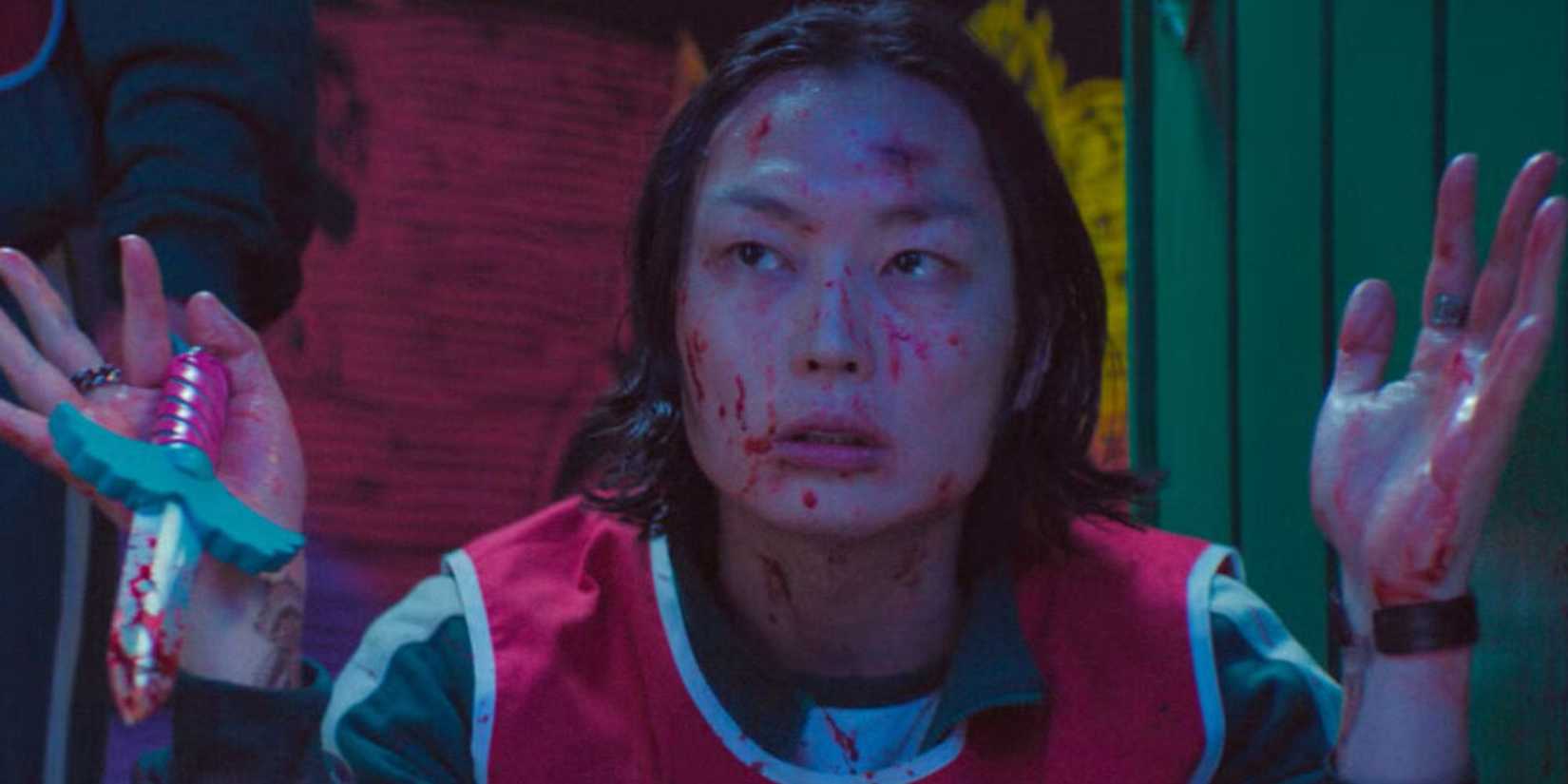 Nam-gyu talking to Myung-gi about all the people they killed - Squid Game