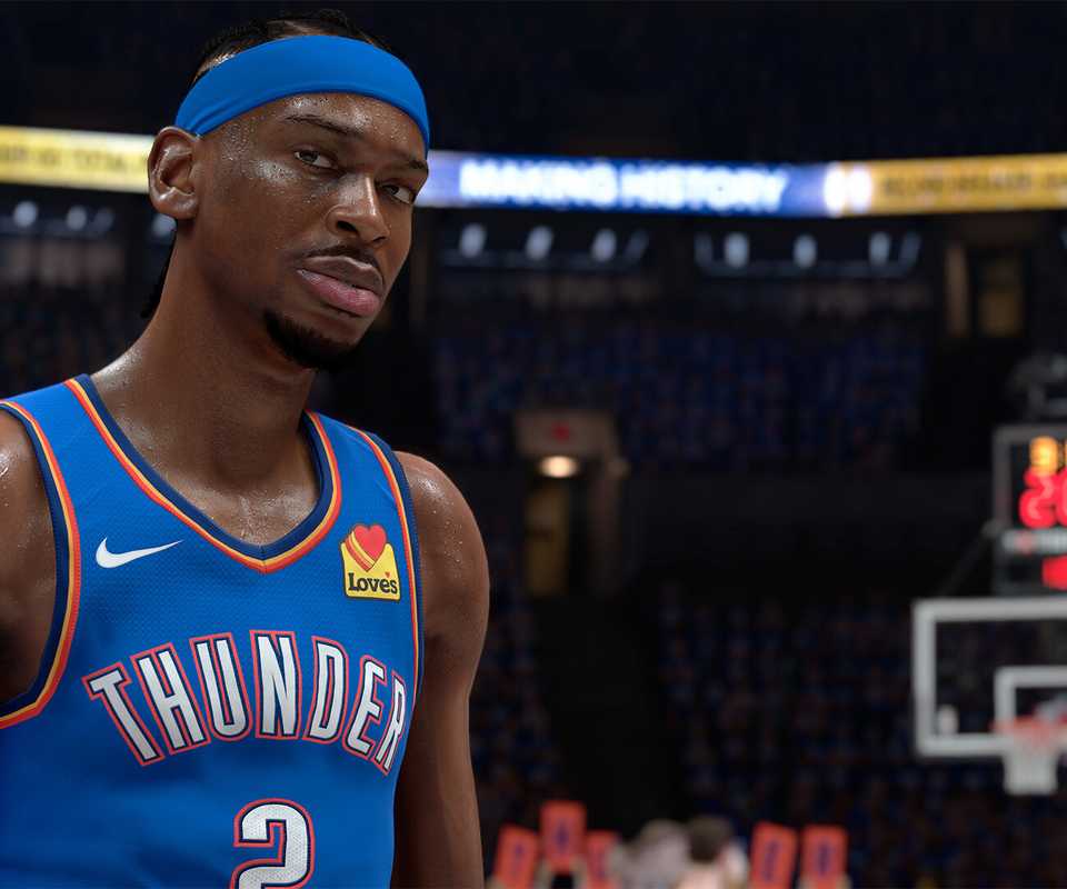 SGA in NBA 2K26