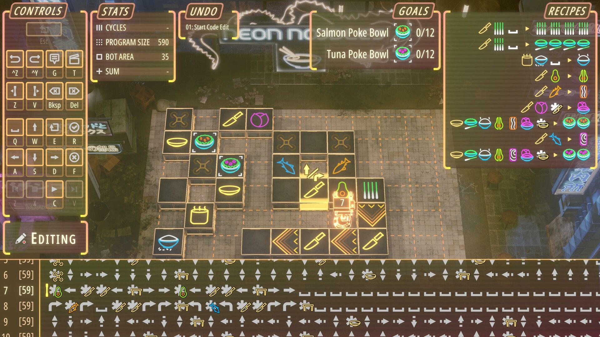 Neon Noodles - official steam screenshot 1