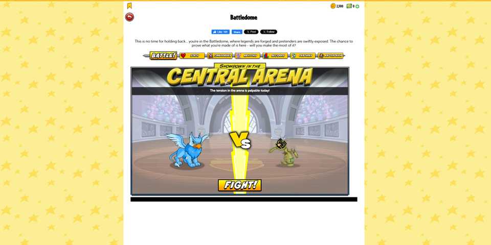 neopets battledome game-1