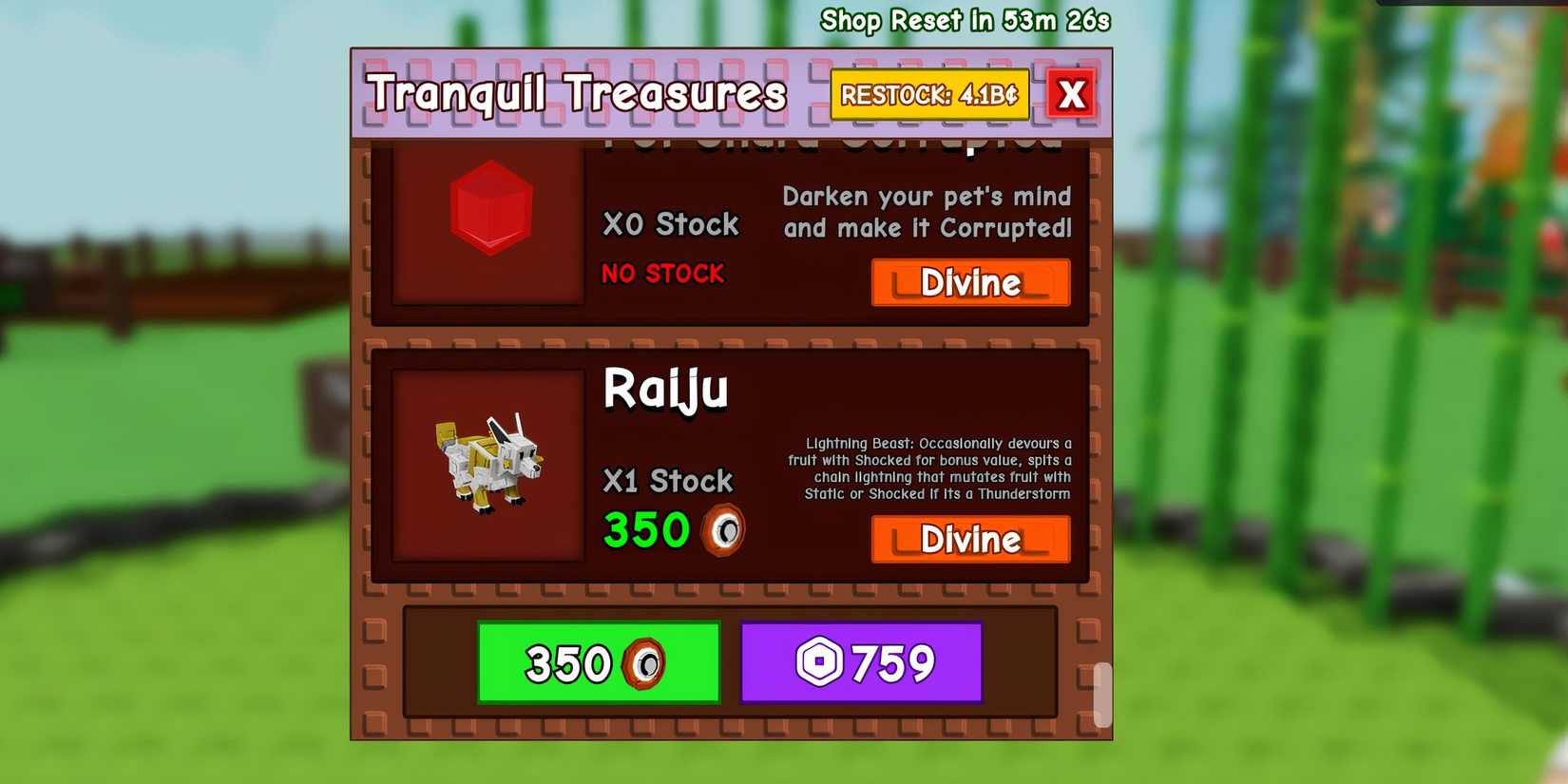 new zen shop items in grow a garden