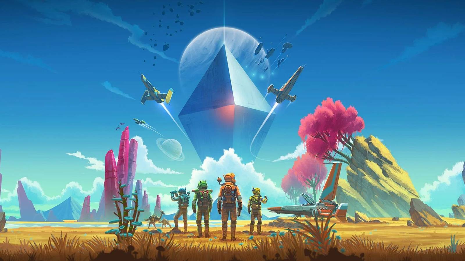 No Man's Sky player spends 1,400 hours creating massive city.