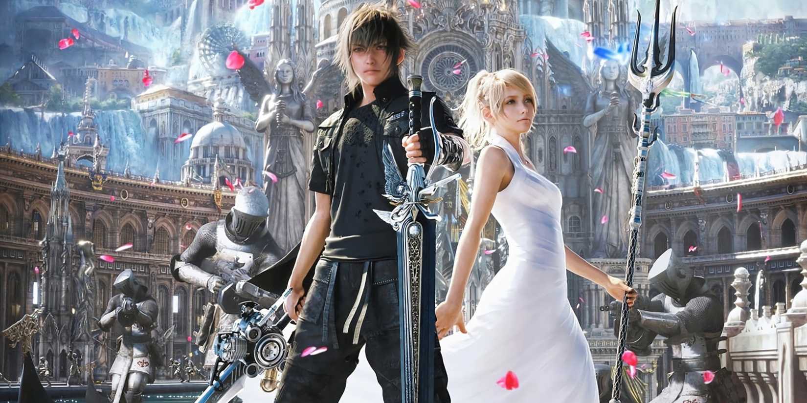 Noctis and Lunafreya in Final Fantasy 15