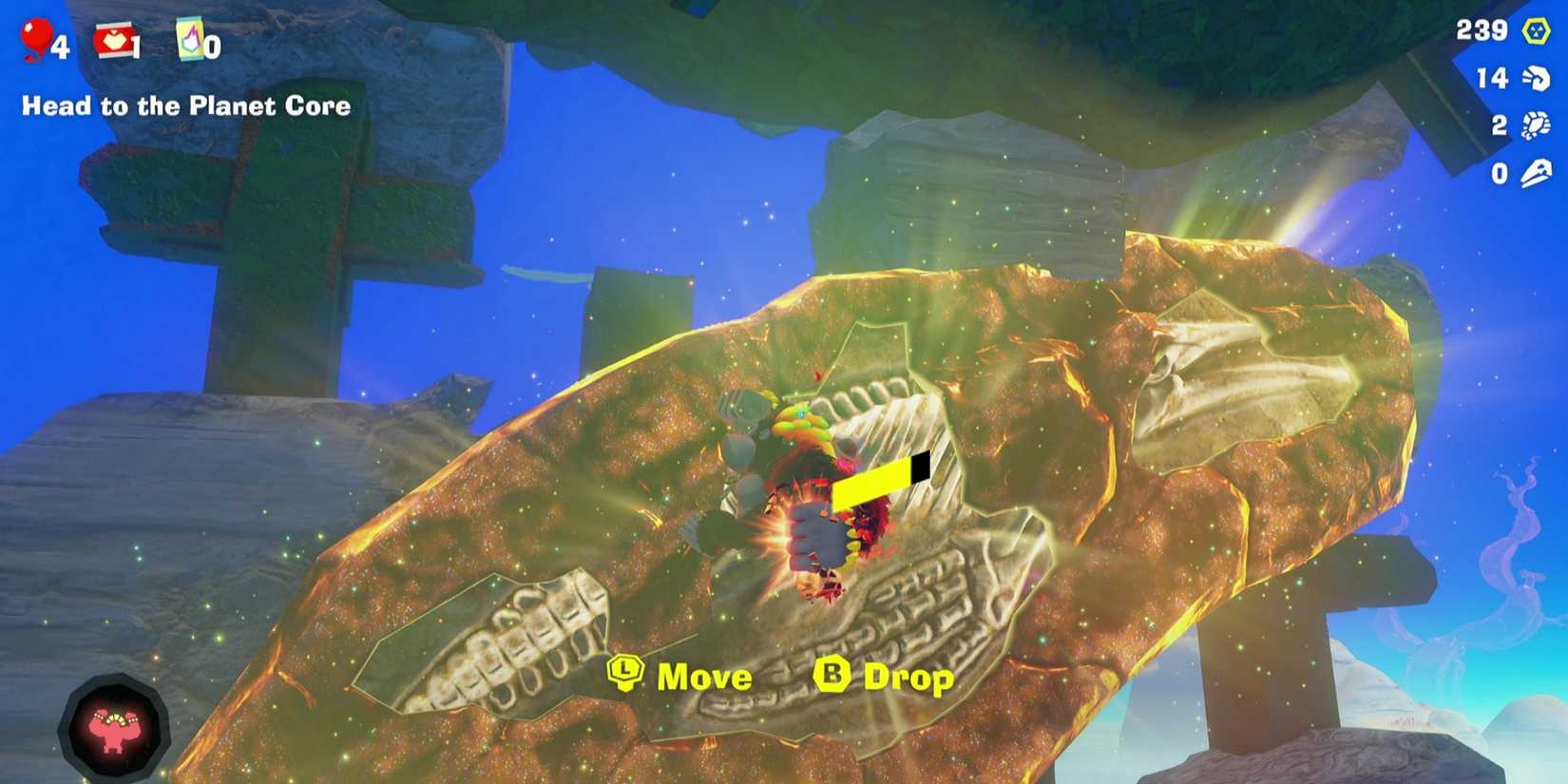 obtain Lagoon Layer Whale Fossil Location in Donkey Kong Bananza