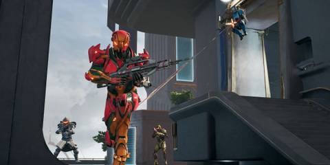 Official screenshot of Splitgate 1 gameplay.