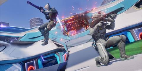 Official screenshot of Splitgate 2 gameplay.