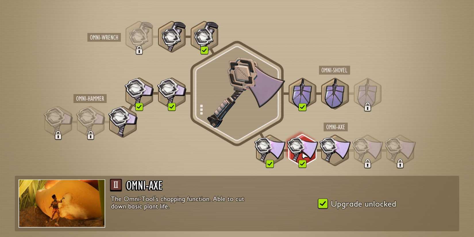 Omni-Axe Tier 2 Upgrade Grounded 2