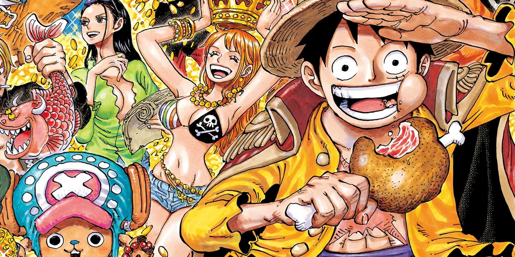 One Piece Double Spread Chapter 1000