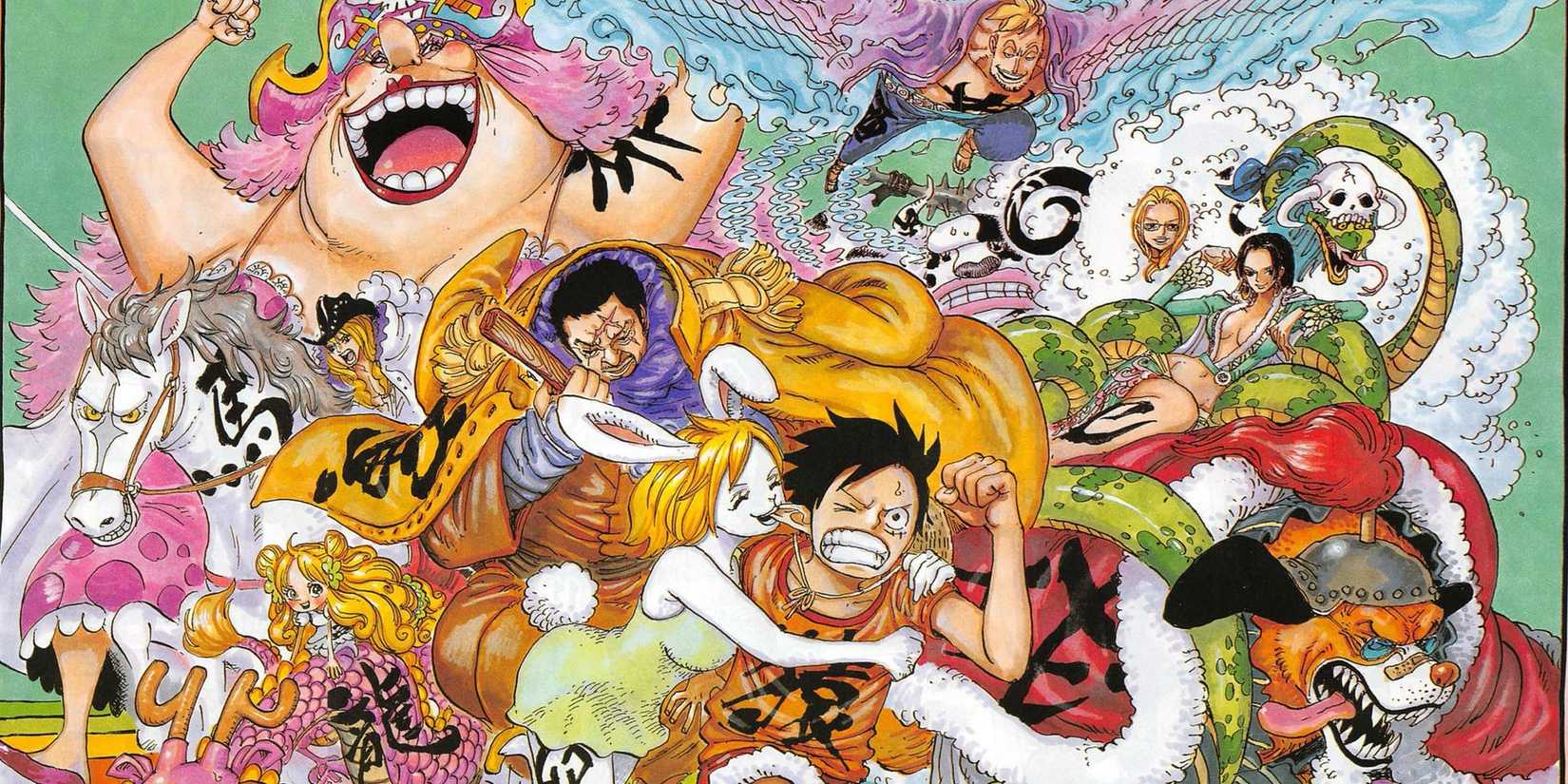 One Piece Double Spread Chapter 890