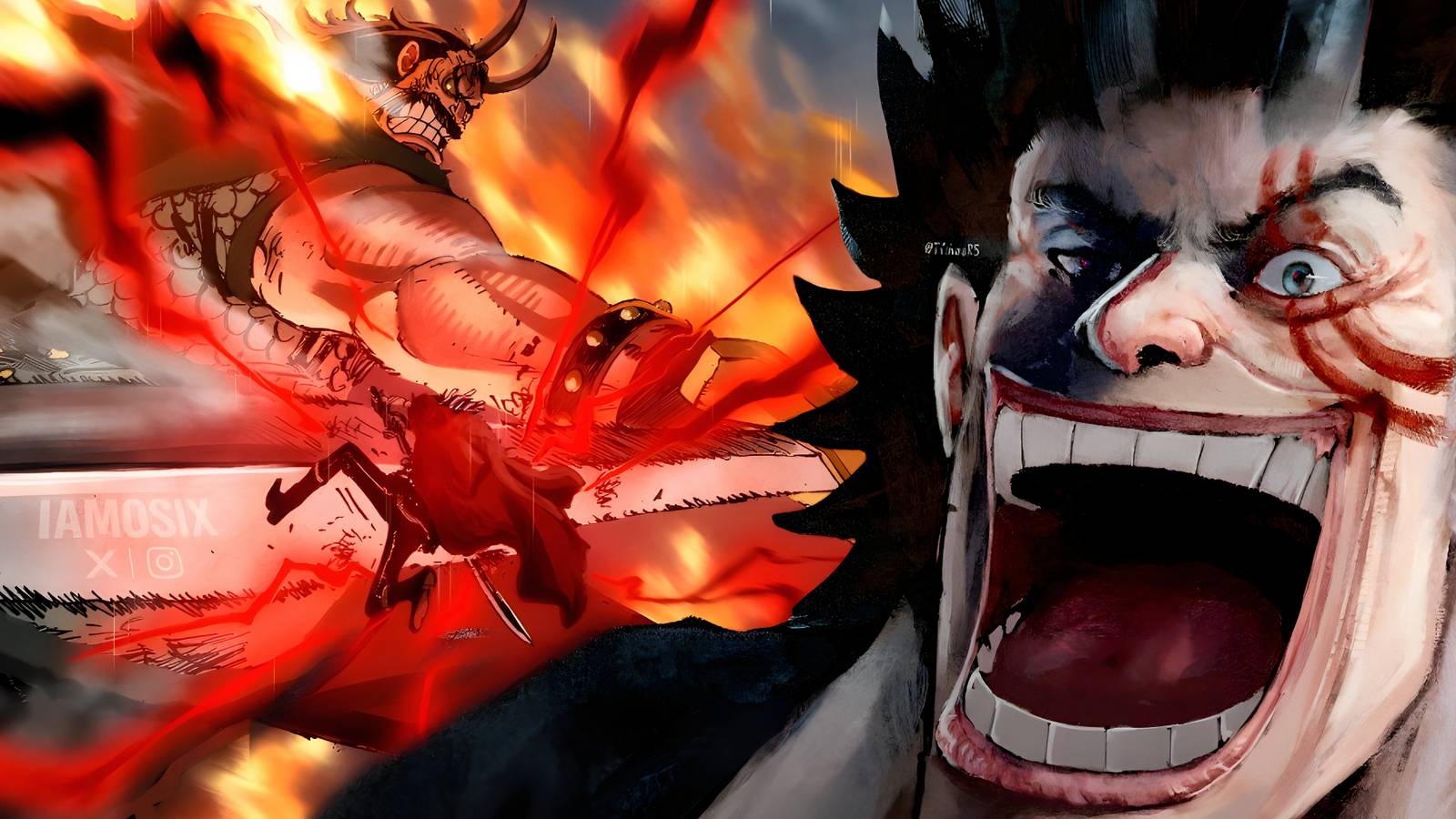 One Piece Harald Conqueror's Haki Vs Rocks Elbaf