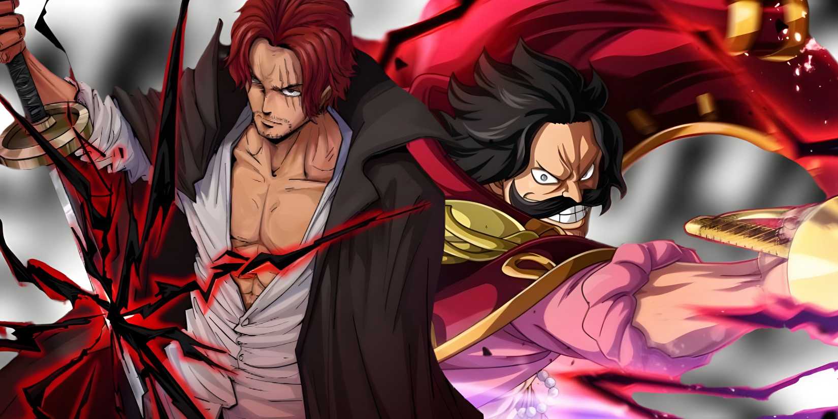 One piece of Haki Shanks Roger Rocks
