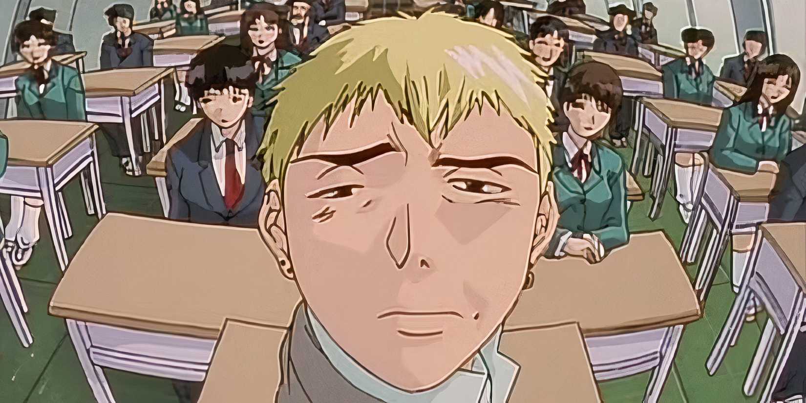 Onizuka in class in Great Teacher Onizuka