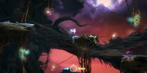 Ori fighting some enemies - Ori And The Blind Forest