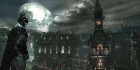 Overlooking Arkham Asylum in Batman Arkham Asylum