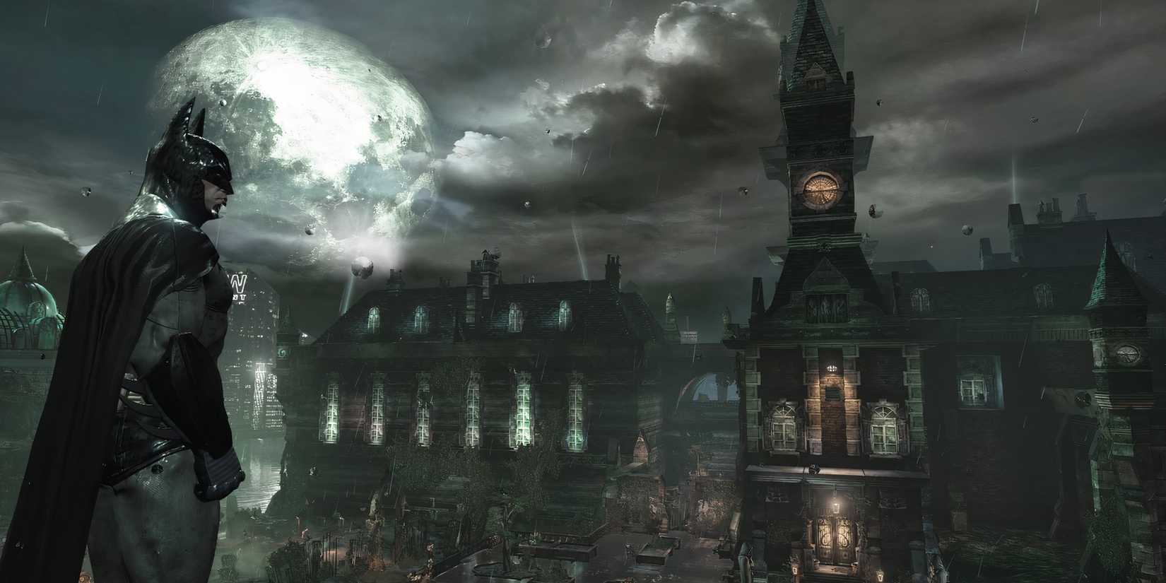 Overlooking Arkham Asylum in Batman Arkham Asylum