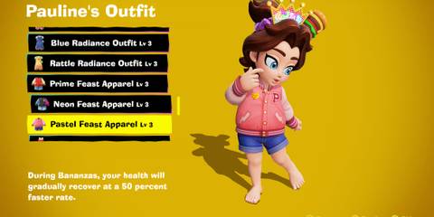 Pastel Feast Apparel costume in Donkey Kong Bananza
