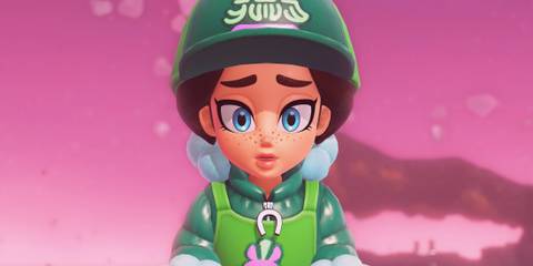 Pauline dressed in green in Donkey Kong Bananza