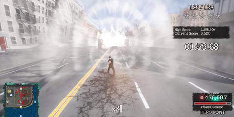 Performing a strength test in Undefeated