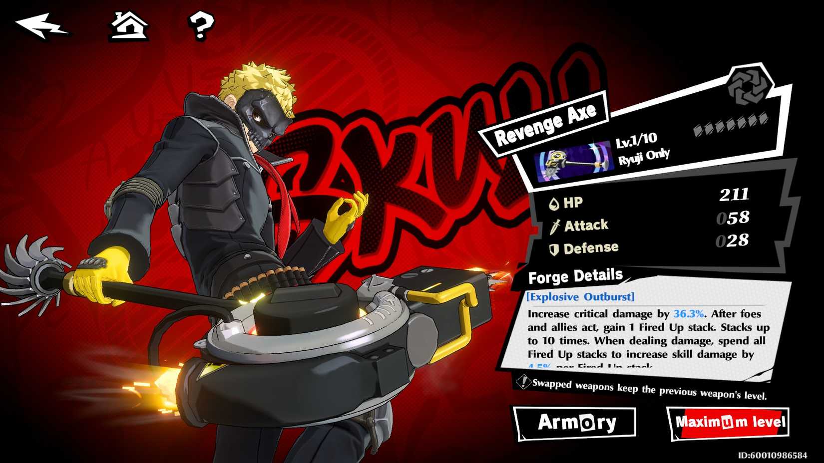 Persona 5 The Phantom X_Revenge Axe