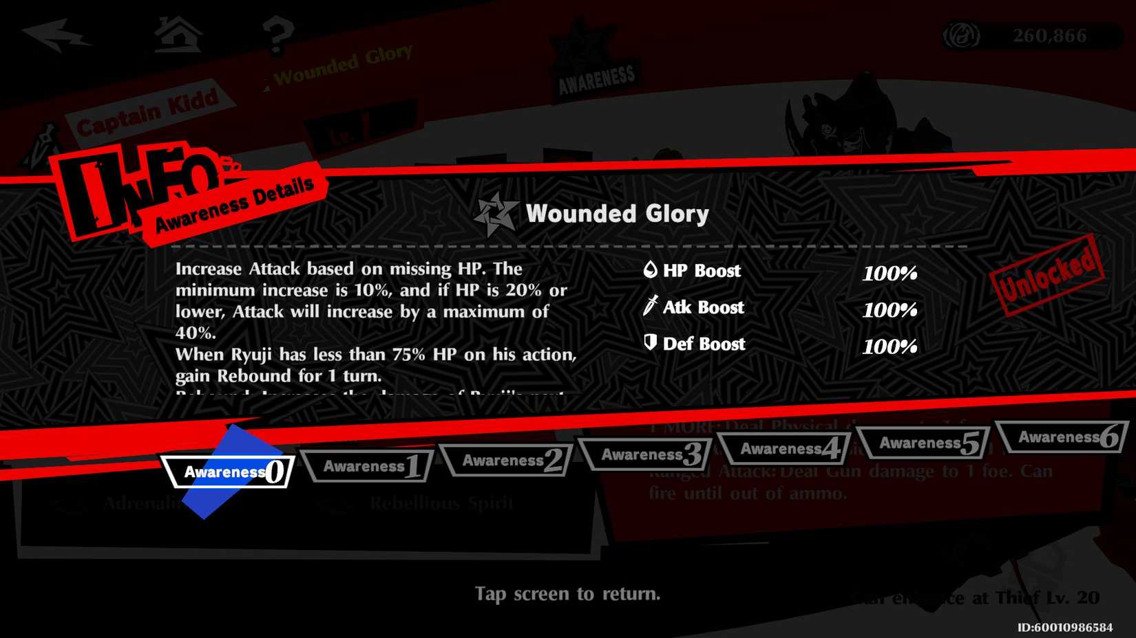 Persona 5 The Phantom X_Ryuji_Awareness