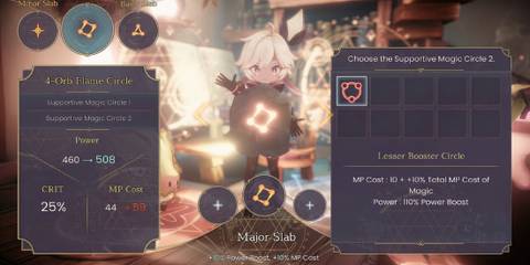 pierby from WitchSpring R creating a crafting circle.