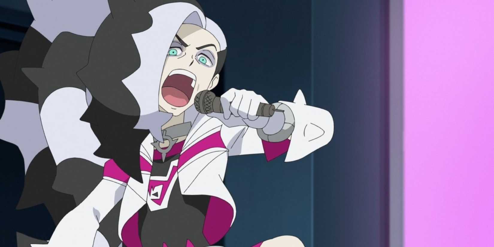 Piers sings in his gym 2 - Pokemon