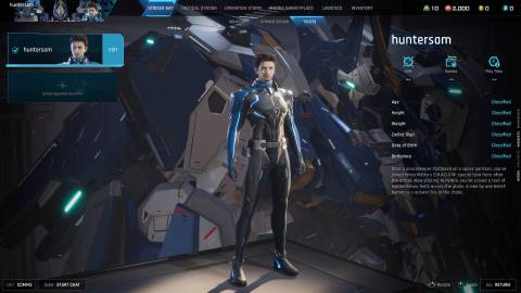 Pilots Menu Mecha BREAK