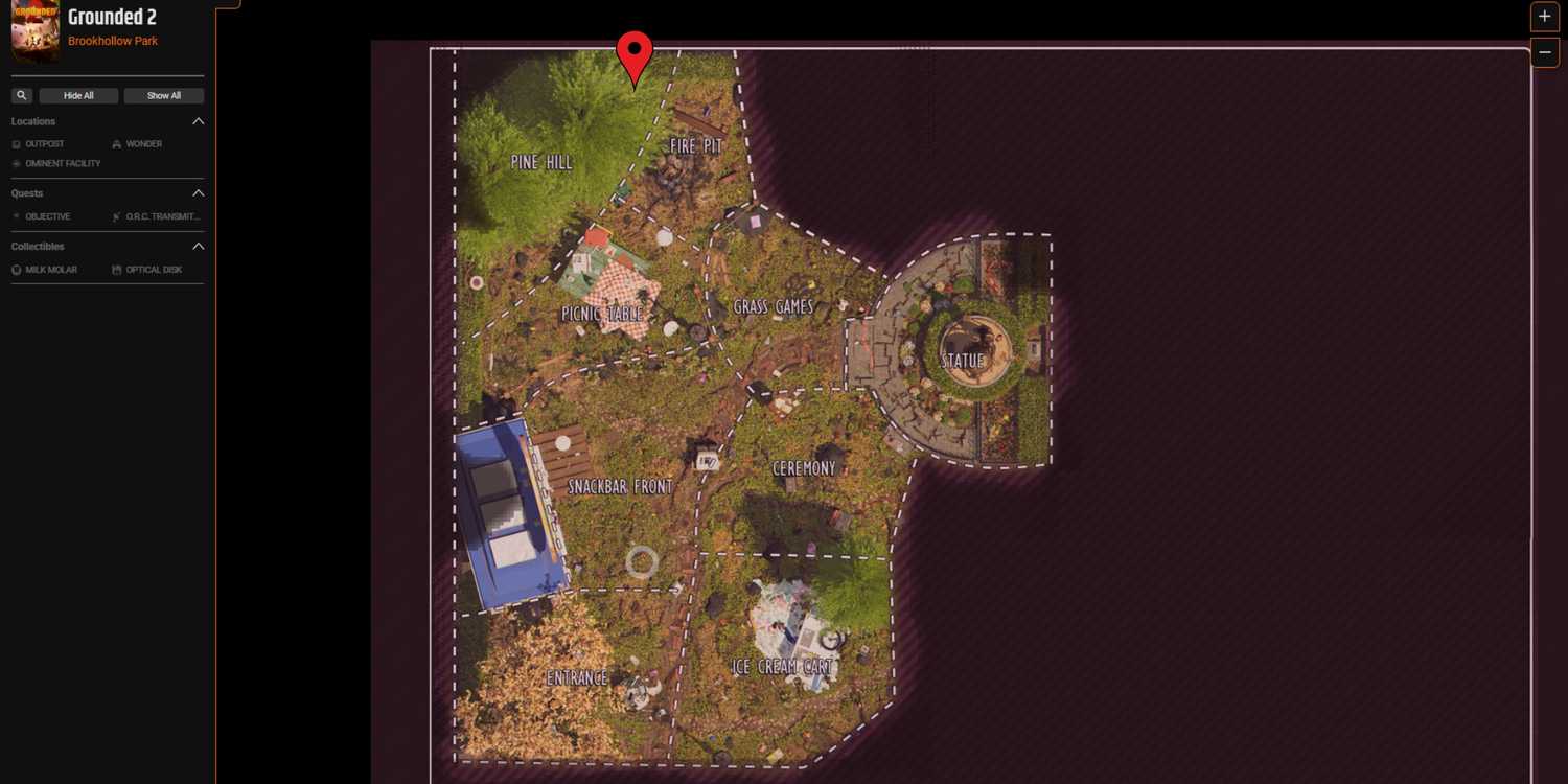 Soiser Grounded 2: Wolf Spider Locations