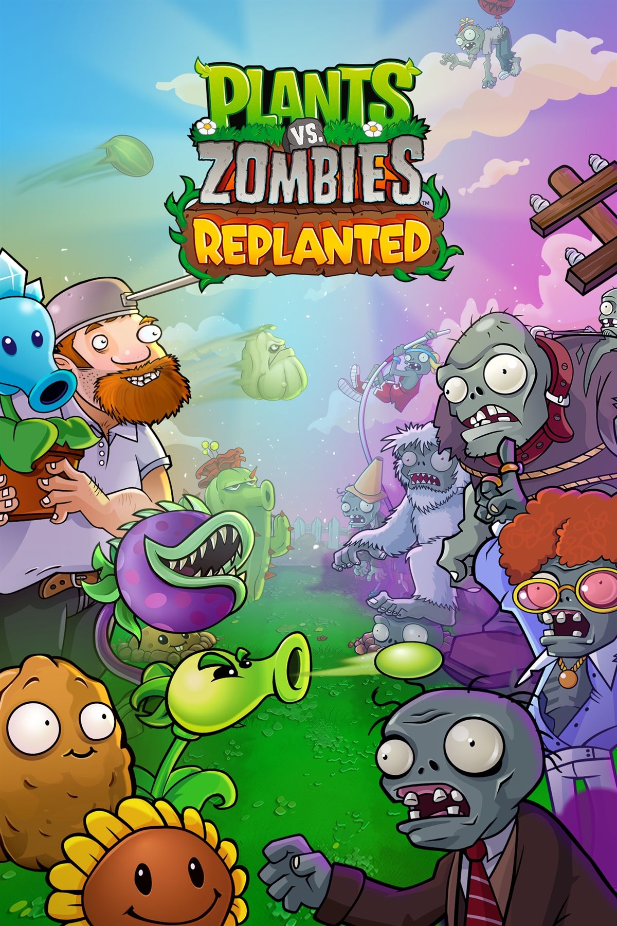 Plants vs. zombie planted pages of brand