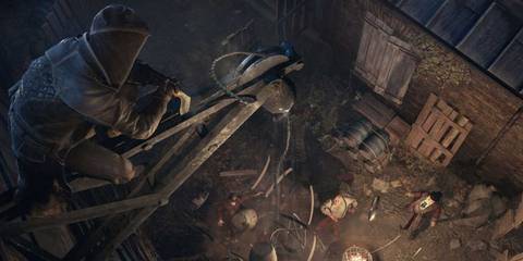 Players on top of a building in Assassin's Creed Syndicate