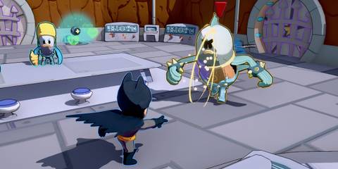 Playing as Batman in Justice League Cosmic Chaos