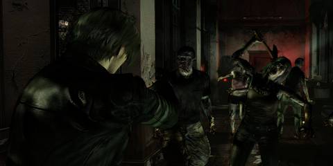 Playing as Leon in Resident Evil 6