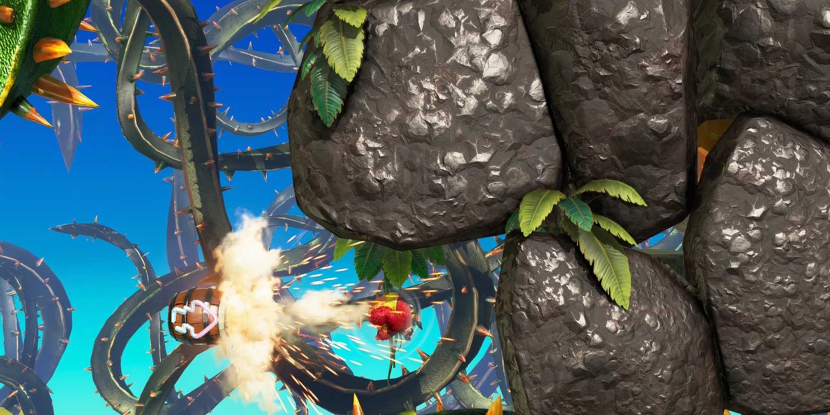 Playing Bramble Country in Donkey Kong Bananza