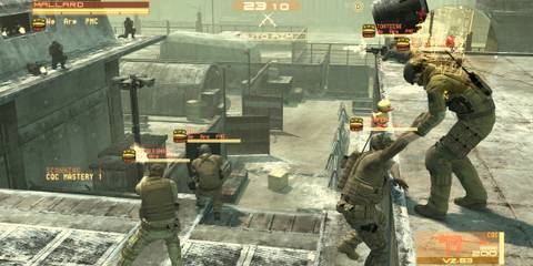 Playing multiplayer in Metal Gear Solid 4 Guns Of The Patriots