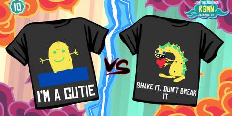 Playing Tee KO in The Jackbox Party Pack 3