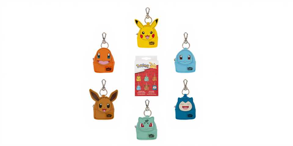 Pokémon Cosplay Mystery Mini Backpack Keychain Chains