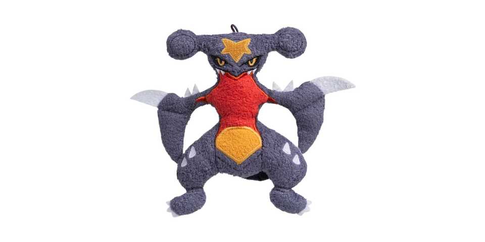 Pokémon Home Sweet Cave Plush Key Chains - Garchomp