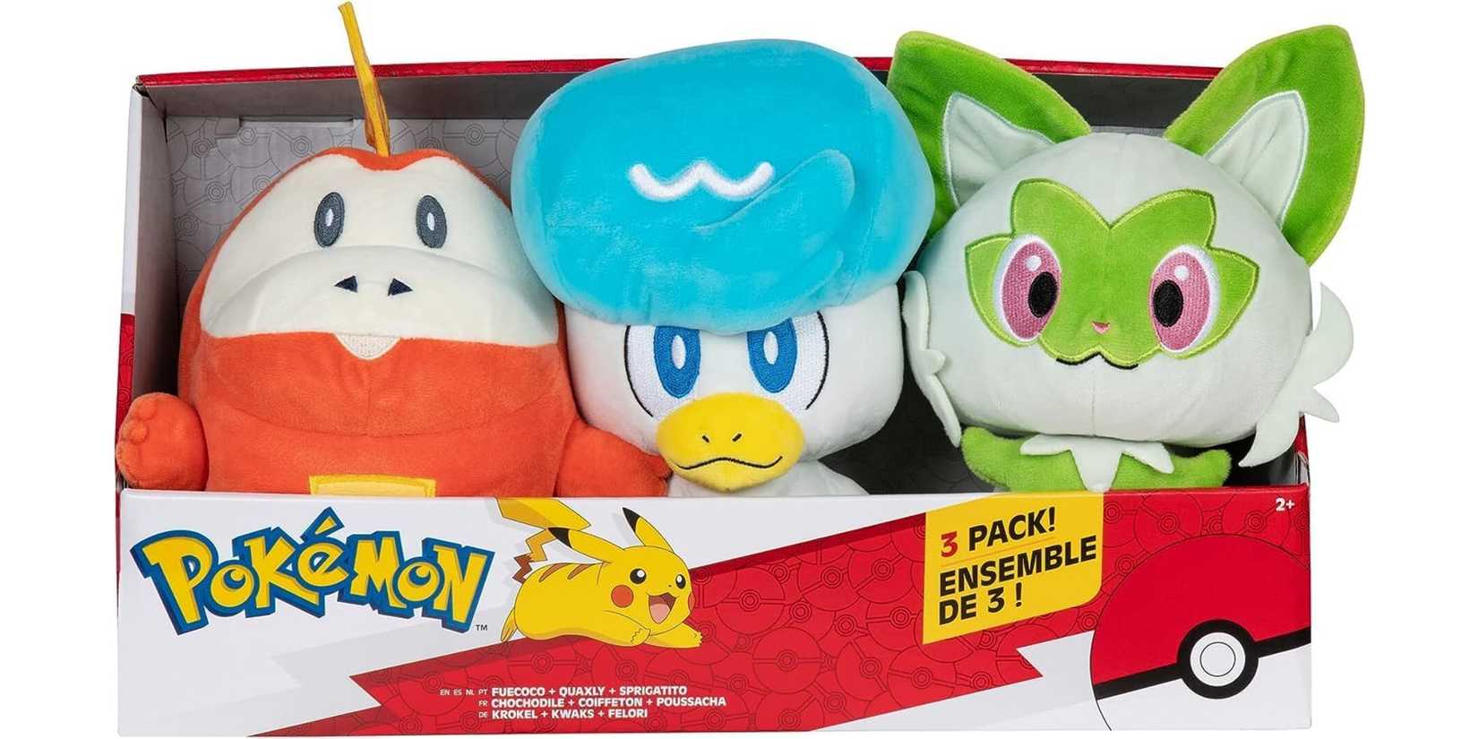 Pokémon Paldea First Partner Plush Prime Day Deal