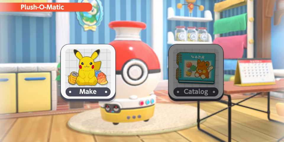 Pokemon Friends menu