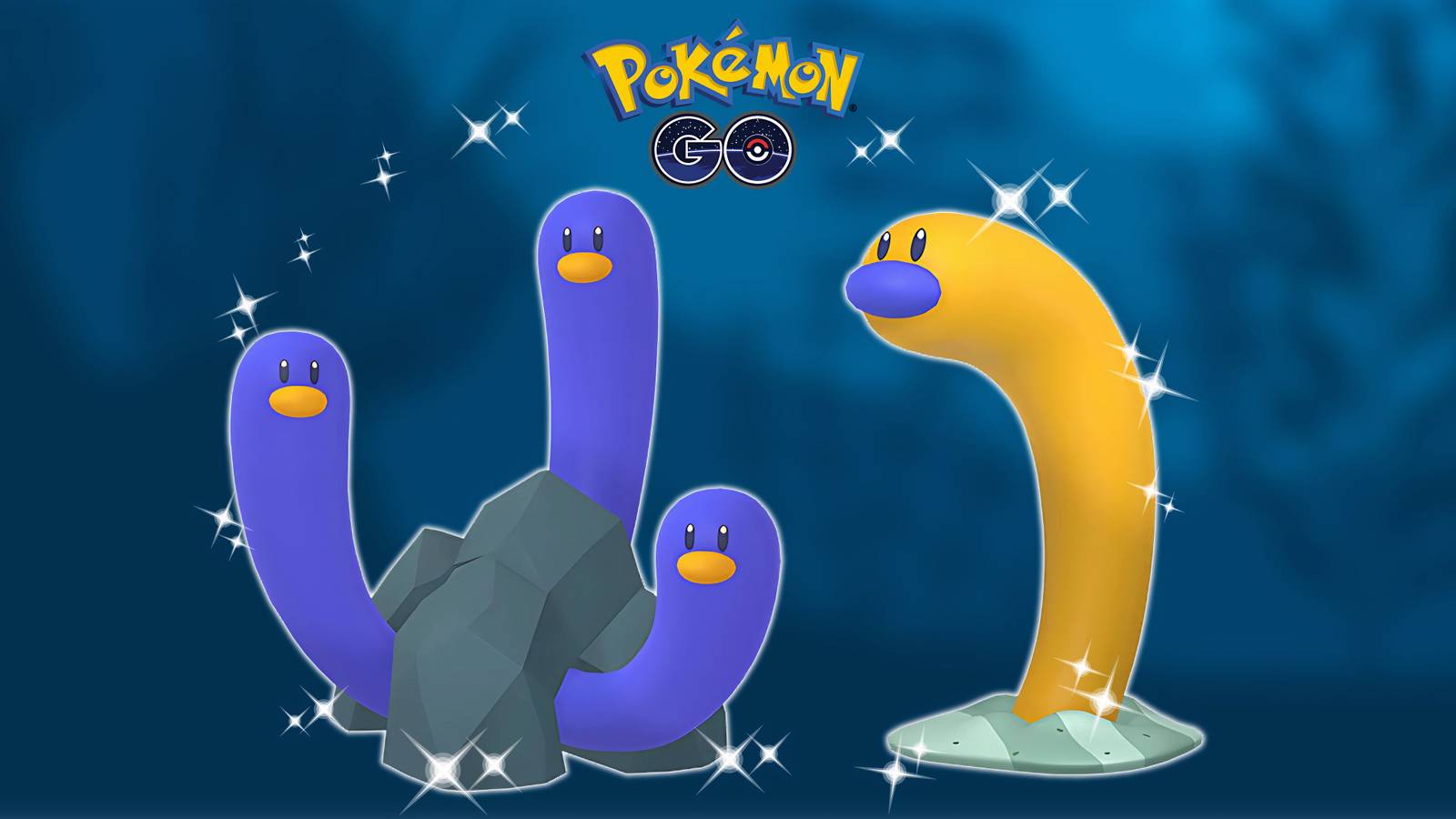 Pokemon GO Shiny Wiglett and Shiny Wugtrio