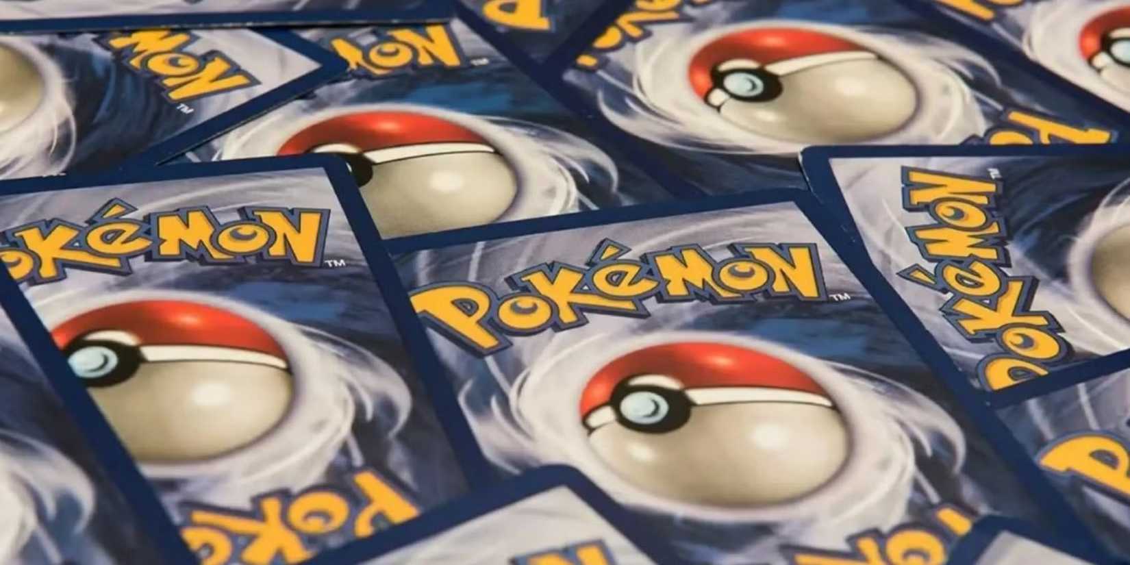 Verso de cartas de Pokémon.