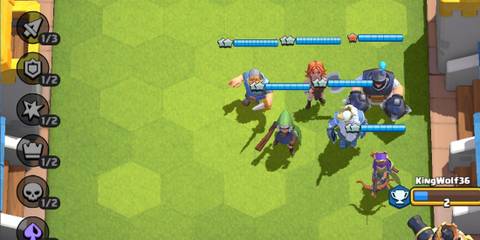 Positioning troops Merge Tactics  - Clash Royale