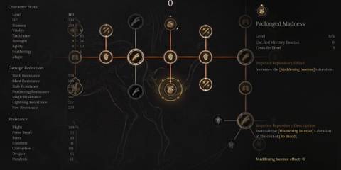 Prolonged Madness Skill in Wuchang Fallen Feathers