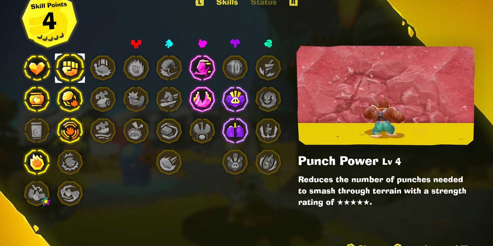 Punch Power skill in Donkey Kong Bananza-1