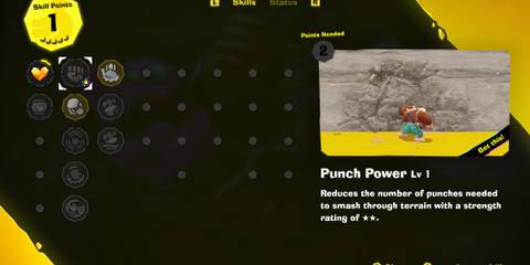 Punch Power Skill in Donkey Kong Bananza
